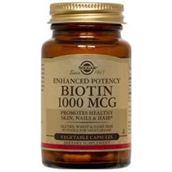 Solgar Biotin 1000 mcg 100 Vegetable Capsules