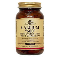 Solgar Calcium "600" 120 Tablets (Oyster Shell Calcium)