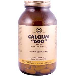 Solgar Calcium "600" 240 Tablets (Oyster Shell Calcium)