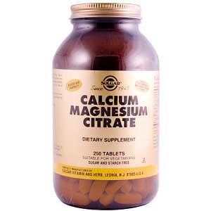 Solgar Calcium Magnesium Citrate 250 Tablets