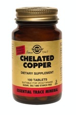 Solgar Chelated Copper 100 Tablets
