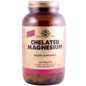 Solgar Chelated Magnesium 250 Tablets