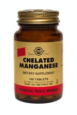 Solgar Chelated Manganese 100 Tablets