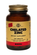 Solgar Chelated Zinc 100 Tablets