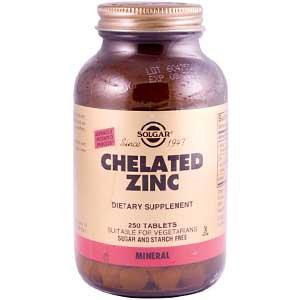 Solgar Chelated Zinc 250 Tablets