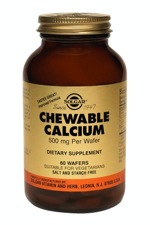 Solgar Chewable Calcium 500 mg 60 Wafers