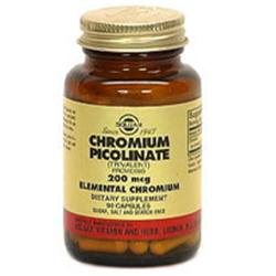 Solgar Chromium Picolinate 200 mcg 180 Vegetable Capsules