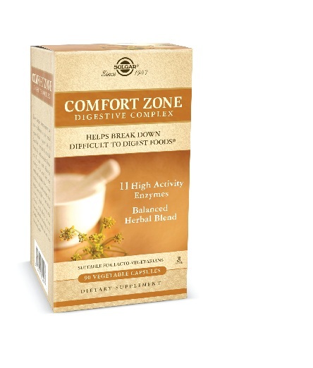 Solgar Comfort Zone Digestive Complex 90 Vegtable Capsules      TEMPORARILY UNAVAILABLE