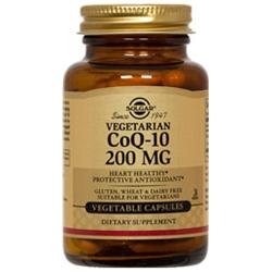 Solgar CoQ-10 200 mg 60 Vegetable Capsules