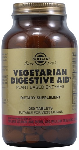 Solgar - Vegetarian Digestive Aid* 250 Tablets (Chewable)-OUT OF STOCK