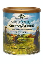 Solgar Earth Source Greens & More 9.5 oz Powder  TEMPORARELY UNAVAILABLE 