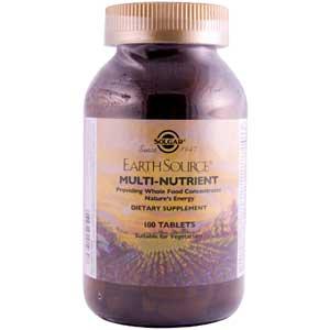 Solgar Earth Source Multi-Nutrient 180 Tablets Providing Whole Food Concentrates  TEMPORARILY UNAVAILABLE