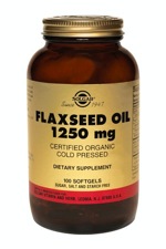 Solgar Flaxseed Oil 1250 mg 100 Softgels