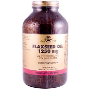 Solgar Flaxseed Oil 1250 mg 250 Softgels