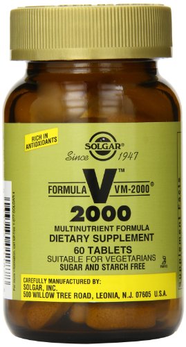 Solgar Formula VM-2000 60 Tablets (Multi-Nutrient System With Herbs)