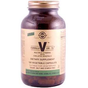 Solgar Formula VM-75 120 Vegetable Capsules       TEMPORARILY UNAVAILABLE