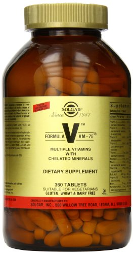 Solgar Formula VM-75 360 Tablets (High Potency Multiple Vitamins and Minerals)-OUT OF STOCK
