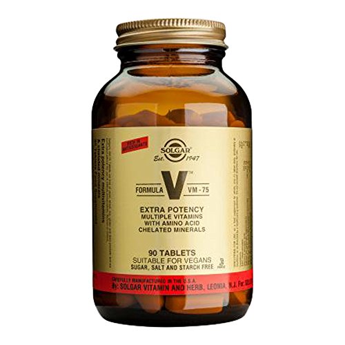 Solgar Formula VM-75 90 Tablets (High Potency Multiple Vitamins and Minerals)
