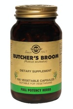 Solgar FP Butcher's Broom 100 Vegetable Capsules     TEMPORARILY UNAVAILABLE
