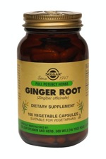 Solgar FP Ginger Root 100 Vegetable Capsules-UNAVAILABLE