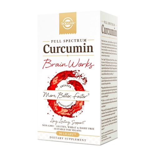 Solgar - Curcumin (Full Spectrum) Brain Works 90 Licaps