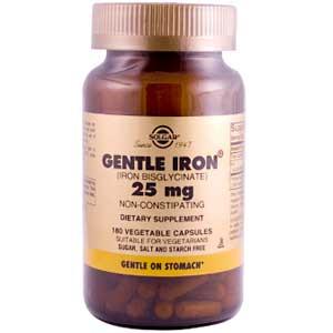 Solgar Gentle Iron 180 Vegetable Capsules