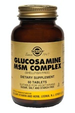 Solgar Glucosamine MSM Complex (Shellfish-Free) 60 Tablets