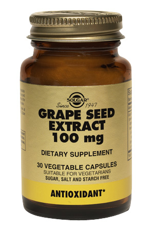 Solgar Grape Seed Extract 100 mg 30 Vegetable Capsules