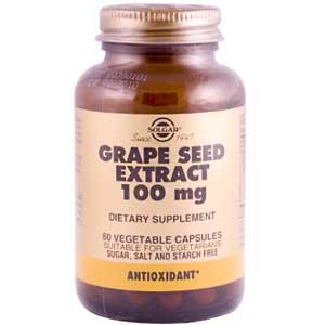 Solgar Grape Seed Extract 100 mg 60 Vegetable Capsules