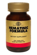 Solgar Hematinic Formula 100 Tablets     TEMPORARILY UNAVAILABLE