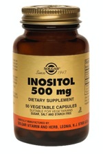 Solgar Inositol 500 mg 50 Vegetable Capsules
