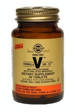 Solgar Iron-Free Formula VM-75 30 Tablets