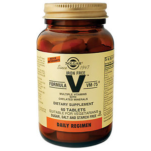 Solgar Iron-Free Formula VM-75 60 Tablets