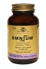 Solgar Iron-Free Omnium 50 Tablets      TEMPORARILY UNAVAILABLE