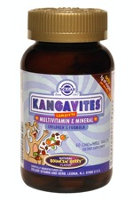 Solgar Kangavites Multivitamin & Mineral 60 Chewable Tablets - Bouncin' Berry Flavor