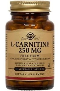 Solgar L-Carnitine 250 mg 90 Vegetable Capsules