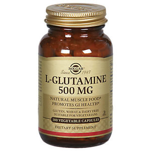 Solgar L-Glutamine 500 mg 100 Vegetable Capsules-OUT OF STOCK