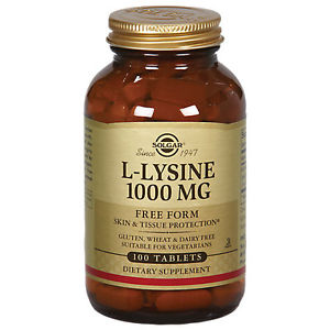 Solgar L-Lysine 1000 mg 100 Tablets
