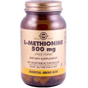 Solgar L-Methionine 500 mg 90 Vegetable Capsules
