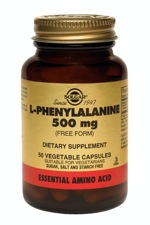 Solgar L-Phenylalanine 500 mg 50 Vegetable Capsules