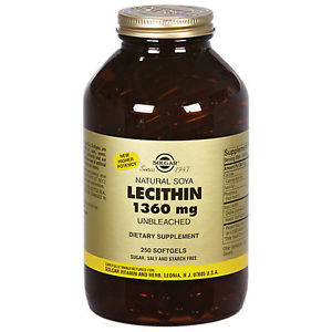 Solgar Lecithin 1360 mg 250 Softgels