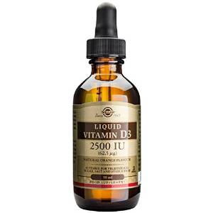 Solgar Liquid Vitamin D3 (Cholecalciferol) 5000 IU - Natural Orange Flavor 2oz     TEMPORARILY UNAVAILABLE