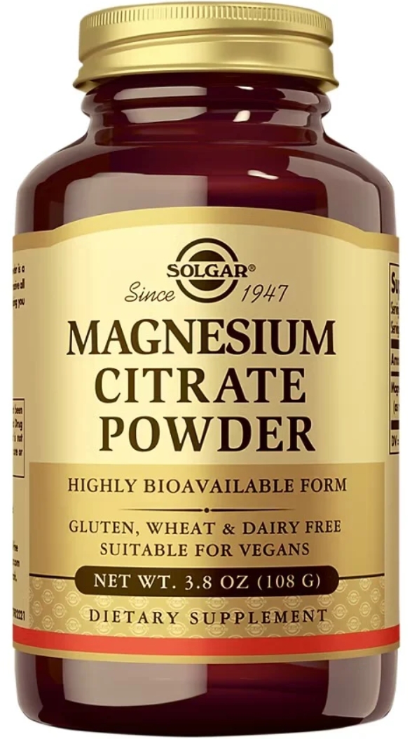Solgar Magnesium Citrate Powder 3.8 oz