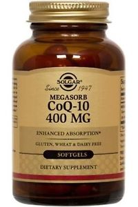 Solgar Megasorb CoQ-10 400 mg 60 Softgels