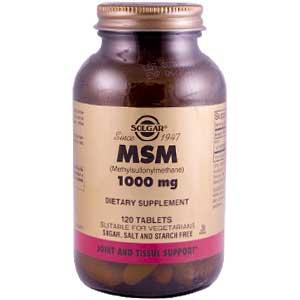 Solgar MSM 1000 mg 120 Tablets-OUT OF STOCK