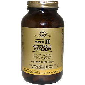 Solgar Multi II 180 Vegetable Capsules-OUT OF STOCK