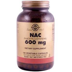 Solgar NAC 600 mg 120 Vegetable Capsules-OUT OF STOCK