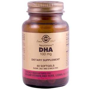 Solgar Natural Omega-3 Vegetarian DHA 100 mg Vegetarian 60 Softgels