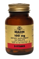 Solgar Niacin (Vitamin B3) 100 mg 100 Tablets