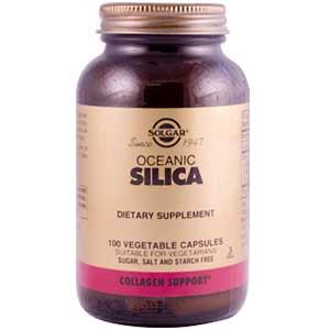 Solgar Oceanic Silica 25 mg 100 Vegetable Capsules